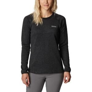 Columbia Women's Sweater Weather Crew, Black Heather, Size M